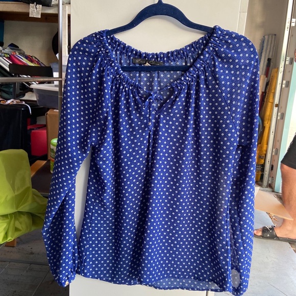 Rose and Olive Blouse - Picture 1 of 2